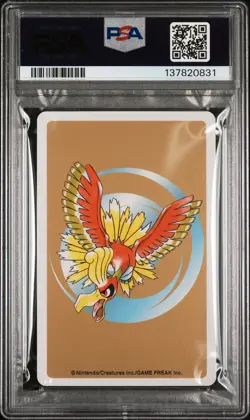 2000 POKEMON GOLD VERSION PLAYING CARDS 9 OF HEARTS #197 UMBREON PSA 10 - Image 2
