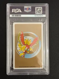 2000 POKEMON GOLD VERSION PLAYING CARDS 9 OF HEARTS #197 UMBREON PSA 10 - Image 4