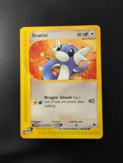 Pokemon TCG Dratini Expedition Base Set 107/165 Regular Common LP/LP+ - Image 1