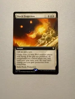 Perch Protection (Extended Art) - MTG Commander: Bloomburrow (BLC) #47 - Image 1