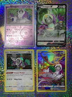 Pokemon TCG Oranguru: Holo TG12/TG30 & 148/202; 133/189 V; Reverse Holo 094/193 - Image 1
