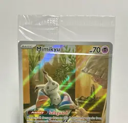 Mimikyu SVP075 •SEALED• IR Full Art Scarlet & Violet: Black Star Promo 2024 - Image 3