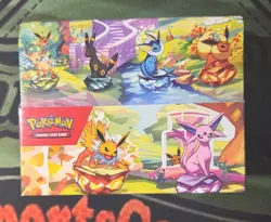 Pokemon Scarlet & Violet Prismatic Evolutions Mini Tin 8 Tin Display - Image 1