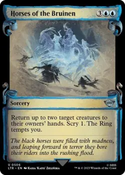 Horses of the Bruinen (Showcase Scrolls) - Near Mint MTG - Image 1