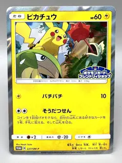 Pikachu 227/SM-P Promo Friendly Shop 2018 HP 60 Japanese Pokemon Card LP - Image 1
