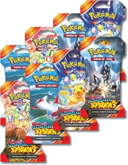 Pokemon TCG: Scarlet & Violet - Surging Sparks Sleeved Booster Pack Random Art - Image 1