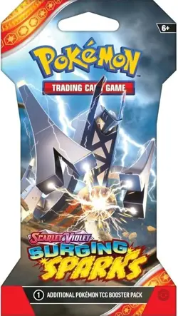 Pokemon TCG: Scarlet & Violet - Surging Sparks Sleeved Booster Pack Random Art - Image 2