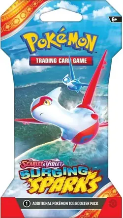 Pokemon TCG: Scarlet & Violet - Surging Sparks Sleeved Booster Pack Random Art - Image 3
