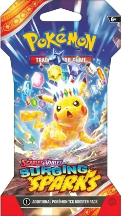 Pokemon TCG: Scarlet & Violet - Surging Sparks Sleeved Booster Pack Random Art - Image 5