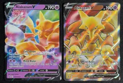 Pokemon TCG Vivid Voltage Alakazam V 172/185 Full Art V SWSH083 Promo - Image 1