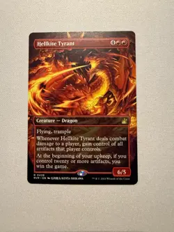 Hellkite Tyrant (Anime Borderless) - MTG Ravnica Remastered (RVR) #428 - Image 1