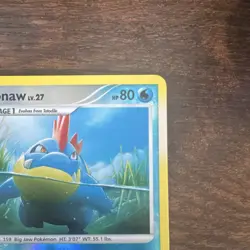 Nintendo Pokemon TCG Croconaw Diamond & Pearl Holo Stage 1 44/123 2007 EN - Image 4