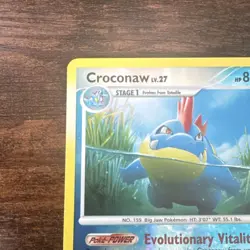 Nintendo Pokemon TCG Croconaw Diamond & Pearl Holo Stage 1 44/123 2007 EN - Image 5