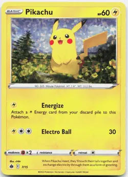 Pokemon TCG Pikachu - 7/15 McDonald's Promos 2022 Promo 007/015 Holo - Image 1