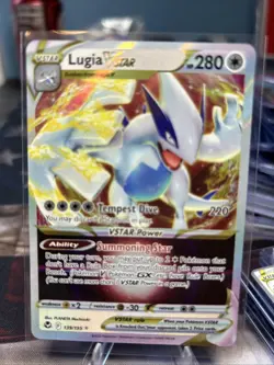 Pokemon TCG Lugia VSTAR - Silver Tempest Ultra Rare Holo Colorless 139/195 - Image 1