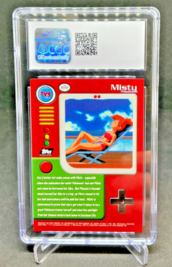 CGC 9.5 - 1999 Topps Pokemon MISTY Series 1 Second Print #TV3 - Image 2