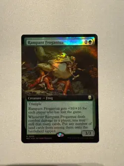 Rampant Frogantua (Extended Art, Ripple Foil) - MTG Commander: MH3 (M3C) #66 - Image 1