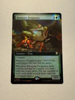 Rampant Frogantua (Extended Art, Ripple Foil) - MTG Commander: MH3 (M3C) #66 - Image 2