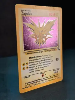 Zapdos 15/62 Unlimited Holo Rare - Pokemon Fossil Set LP - Image 2