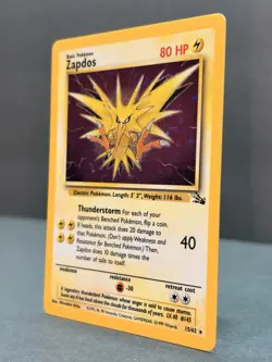 Zapdos 15/62 Unlimited Holo Rare - Pokemon Fossil Set LP - Image 3