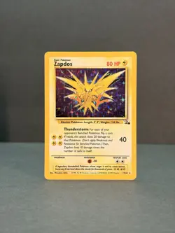 Zapdos 15/62 Unlimited Holo Rare - Pokemon Fossil Set LP - Image 4