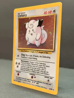 Clefairy 5/102 Unlimited Holo Rare - Pokemon Base Set LP - Image 3