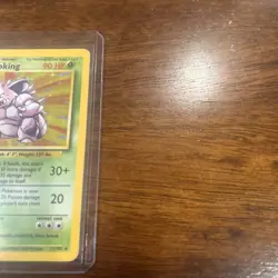 Pokemon Nidoking 11/130 Holo Rare Base Set 2 MP - Image 2