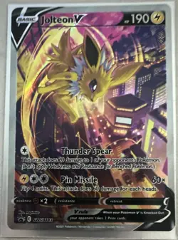 The Pokemon Company Jolteon V SWSH183 SWSH Promo Full Art Holo English - Image 1