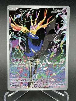 Xerneas Illustration Rare Full Art Holo 091/086 Chaos Rising Pokemon IR EN - Image 1