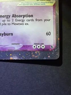 Mewtwo ex 101/109 EX Ruby Sapphire Holo Ultra Rare 2003 SWIRL Single Owner - Image 3