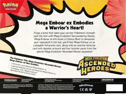 Pokemon TCG: Mega Evolution Ascended Heroes Mega Emboar Ex Box | New & Sealed - Image 2