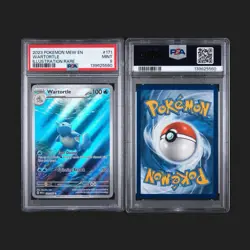 2023 Pokemon PSA 9 Wartortle #171/165 Scarlet & Violet 151 Illustration Rare - Image 1