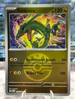 Pokemon Rayquaza Ascended Heroes Friend Ball Reverse Holo Rare 153/217 NM - Image 1