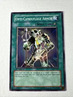 Opti-Camouflage Armor [AST-035] 1st Edition Short Print Ancient Sanctuary YuGiOh - Image 1