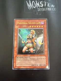 YUGIOH PENUMBRAL SOLDIER LADY ULTIMATE RARE SOD-EN033 - Image 1