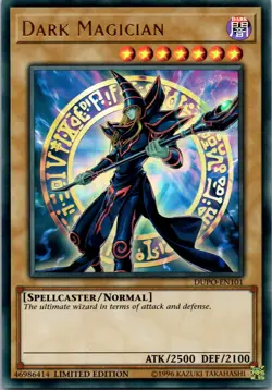 Yugioh Dark Magician DUPO-EN101 Limited Edition Ultra Rare NM - Image 1