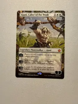 Ajani, Caller of the Pride (Borderless) - MTG Foundations (FDN) #357 - Image 1