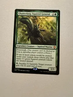 Chatterfang, Squirrel General - MTG Commander: Bloomburrow (BLC) #209 - Image 1