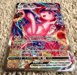 Pokemon Mew VMAX (Alt Art Secret) 269/264 Swsh08: Fusion Strike near mint 🔥🔥 - Image 1