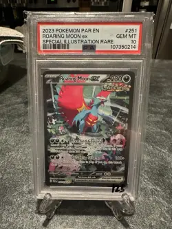 2023 POKEMON PAR EN ROARING MOON EX SPECIAL ILLUSTRATION RARE #251 GEM MT PSA 10 - Image 1