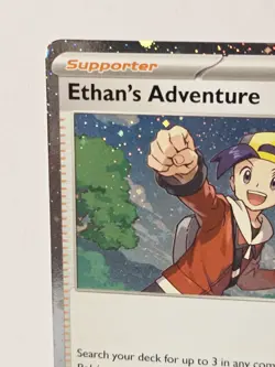Ethan's Adventure 165/182 Cosmos Holo Pokemon Play! Prize Pack Series Stamped NM - Image 3