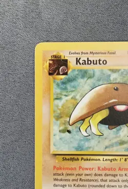 Kabuto 50/62 Fossil Set - Non Holo - WoTC Pokemon Vintage 1999 - Image 3