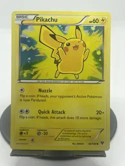 Pokemon TCG Pikachu 42/146 2014 Movie Promo MP - Image 1