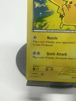 Pokemon TCG Pikachu 42/146 2014 Movie Promo MP - Image 5