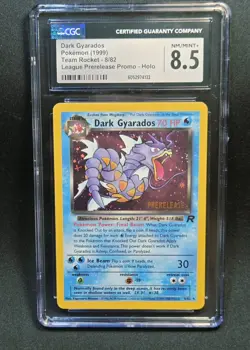 Dark Gyarados 8/82 Team Rocket - Holo Rare Prerelease - Pokemon CGC 8.5 NM/Mint - Image 1