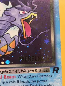 Dark Gyarados 8/82 Team Rocket - Holo Rare Prerelease - Pokemon CGC 8.5 NM/Mint - Image 5
