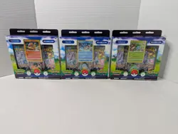 POKEMON GO Pin Collection Set of 3 Charmander Squirtle Bulbasaur - Image 1
