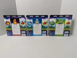 POKEMON GO Pin Collection Set of 3 Charmander Squirtle Bulbasaur - Image 2