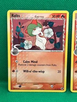 Pokemon Tcg Ralts 61/101 & Kirlia 33/101 EX Dragon Frontiers Non Holo - Image 2