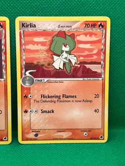 Pokemon Tcg Ralts 61/101 & Kirlia 33/101 EX Dragon Frontiers Non Holo - Image 3